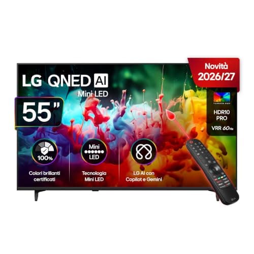 LG QNED AI MiniLED 55 Pollici 55QNED7EB3C
