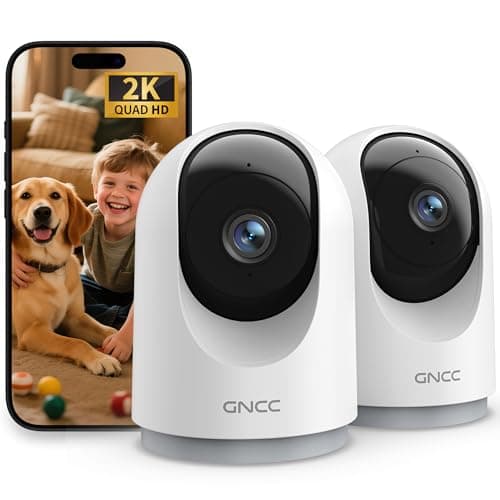GNCC Telecamera Wi-Fi interno 2K confezione doppia